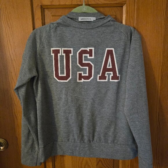 Share USA cotton crew sweatshirt large by Misslook - Picture 1 of 4